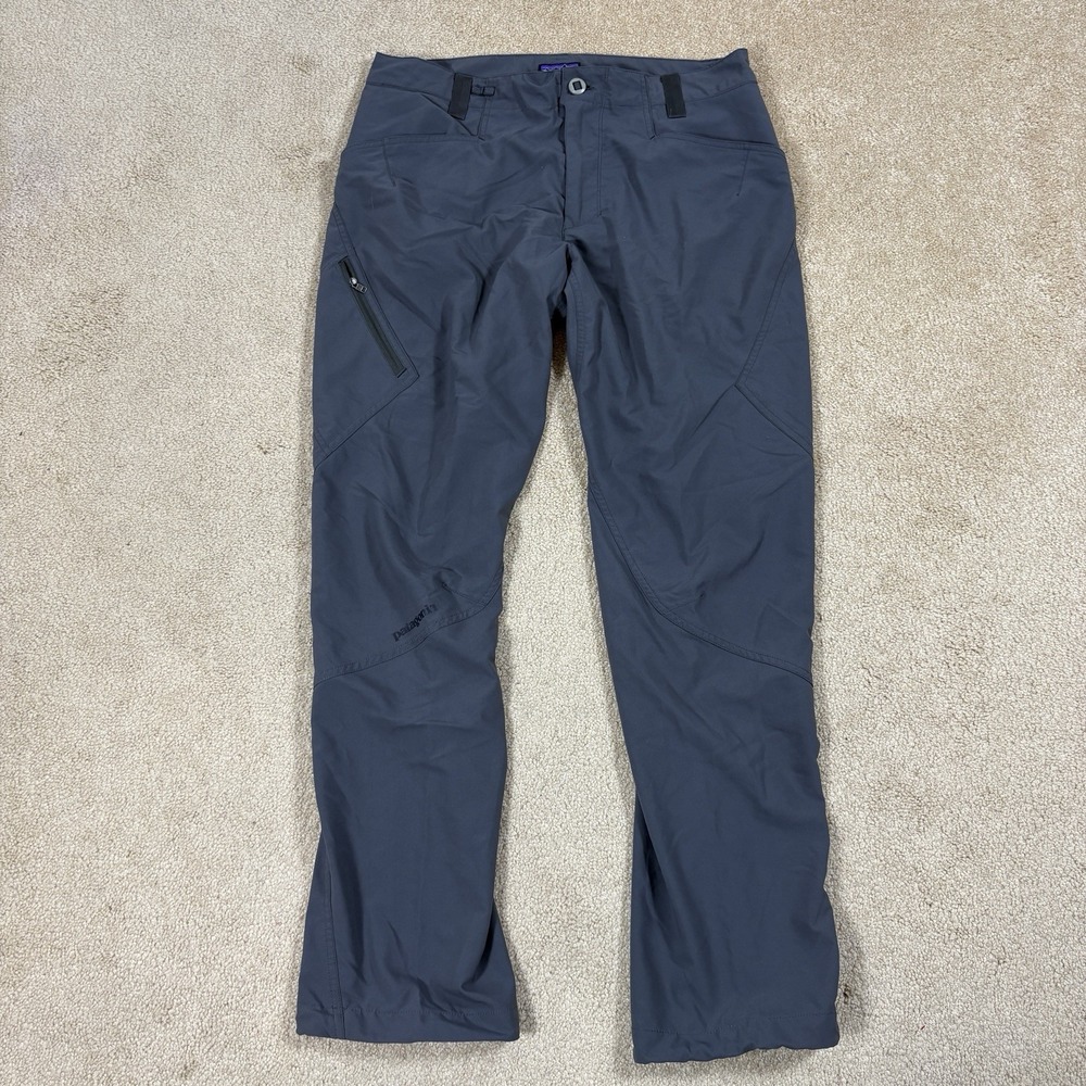 Patagonia Men's Simul Alpine Softshell Pants 34 Climbing Hiking Gray